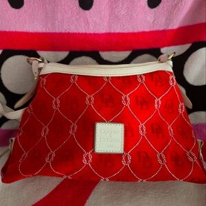 Donney and Burke Red Shoulder Purse